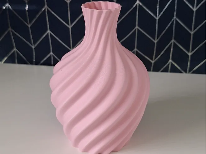 Spiralvase Smooth Deko Vase