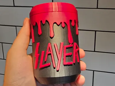 Slayer Blood Drip Can Koozie