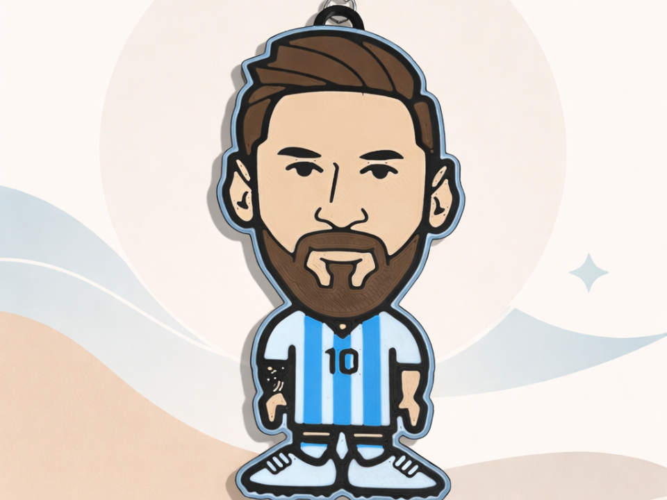 cool Lionel Messi keychain