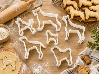 Dog Breeds Cookie Cutter Set | 15 Dog Silhouettes