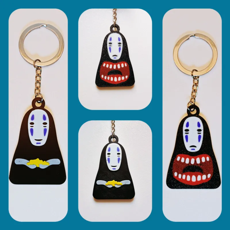Faceless Kaonashi Keychain