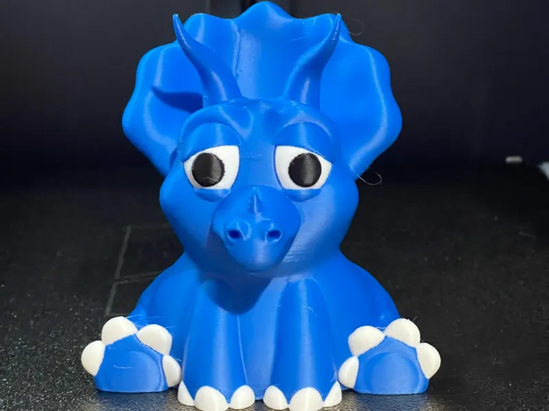 Cute baby triceratops