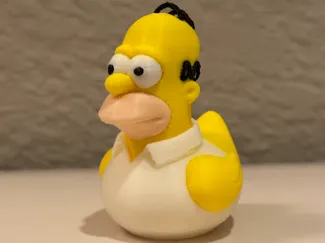 Hommer Simpson rubber duck
