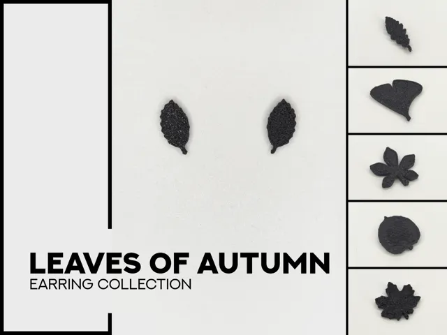 leaves of autumn - earring collection