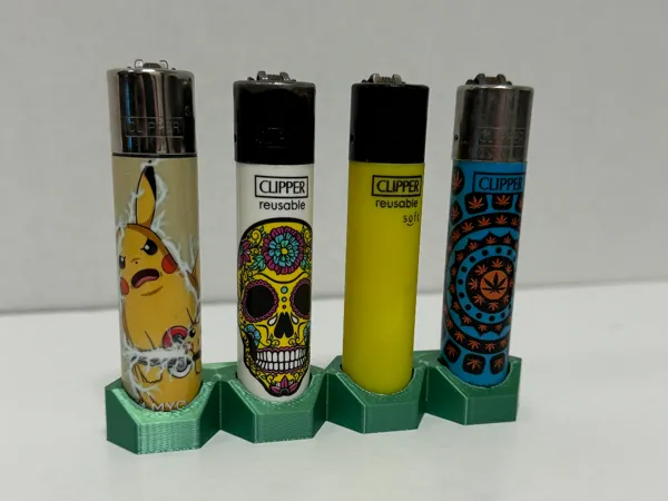 Présentoir aimanté pour briquets Clipper