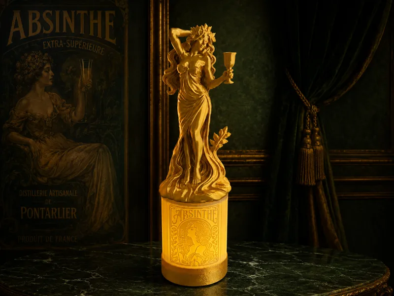Absinthe Vintage Muse – Tealight & LED Lamp