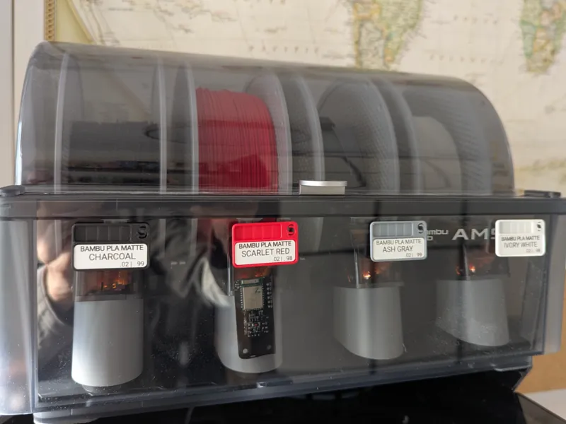 Filament swatch for 12x35mm labels