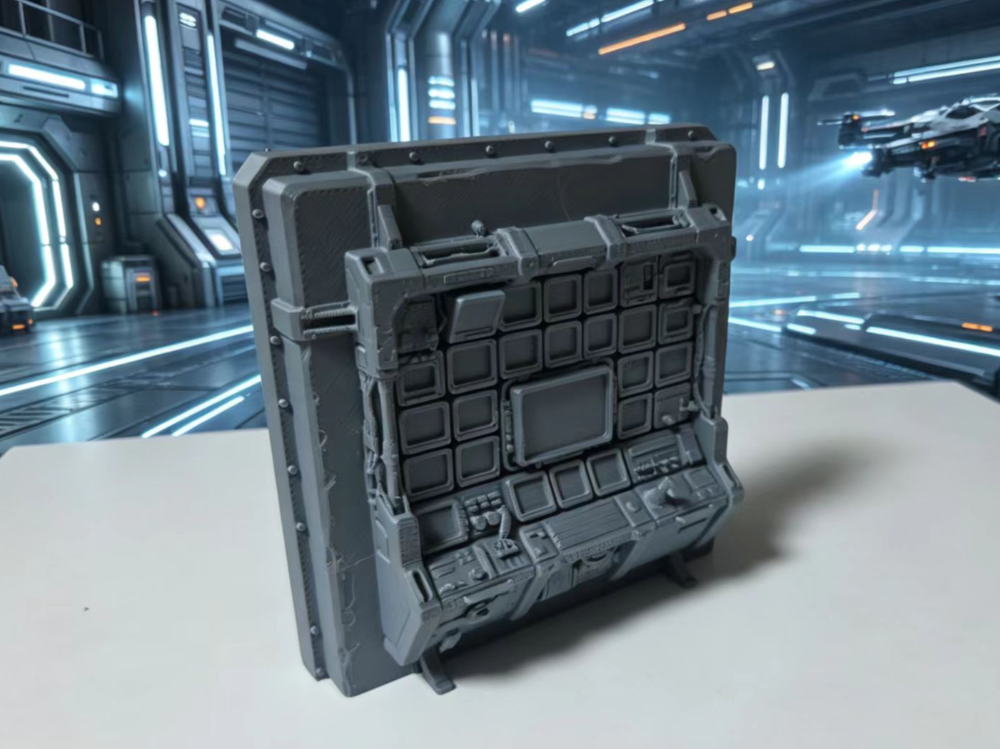 Sci-Fi diorama - Monitoring Center