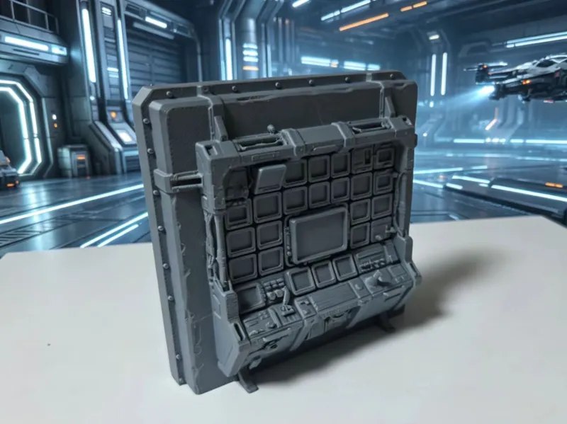 Sci-Fi diorama - Monitoring Center