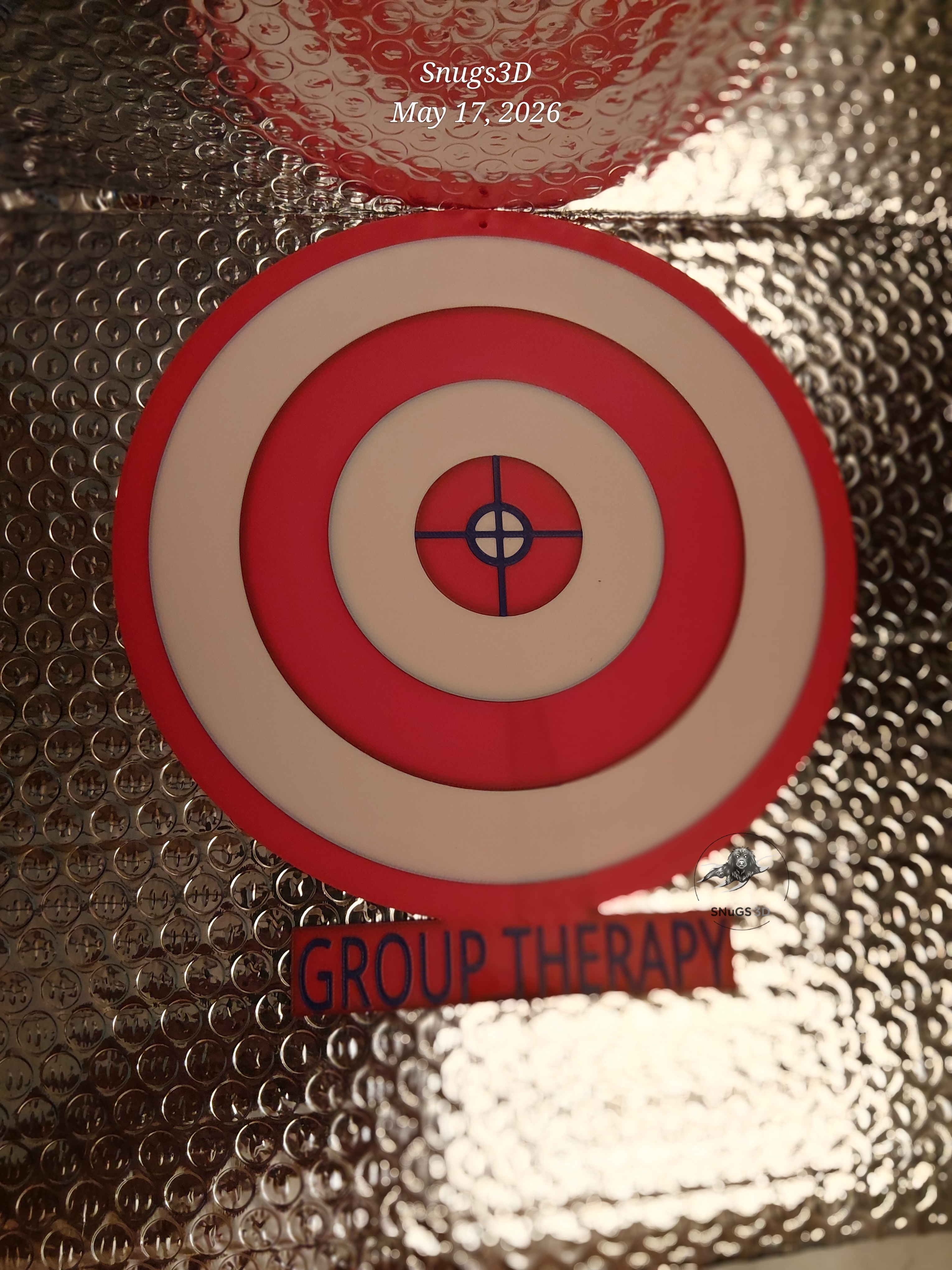 Miniatura 2 do modelo 3D Target Customisable 2 ways