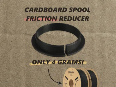 Elegoo cardboard spool friction reducer