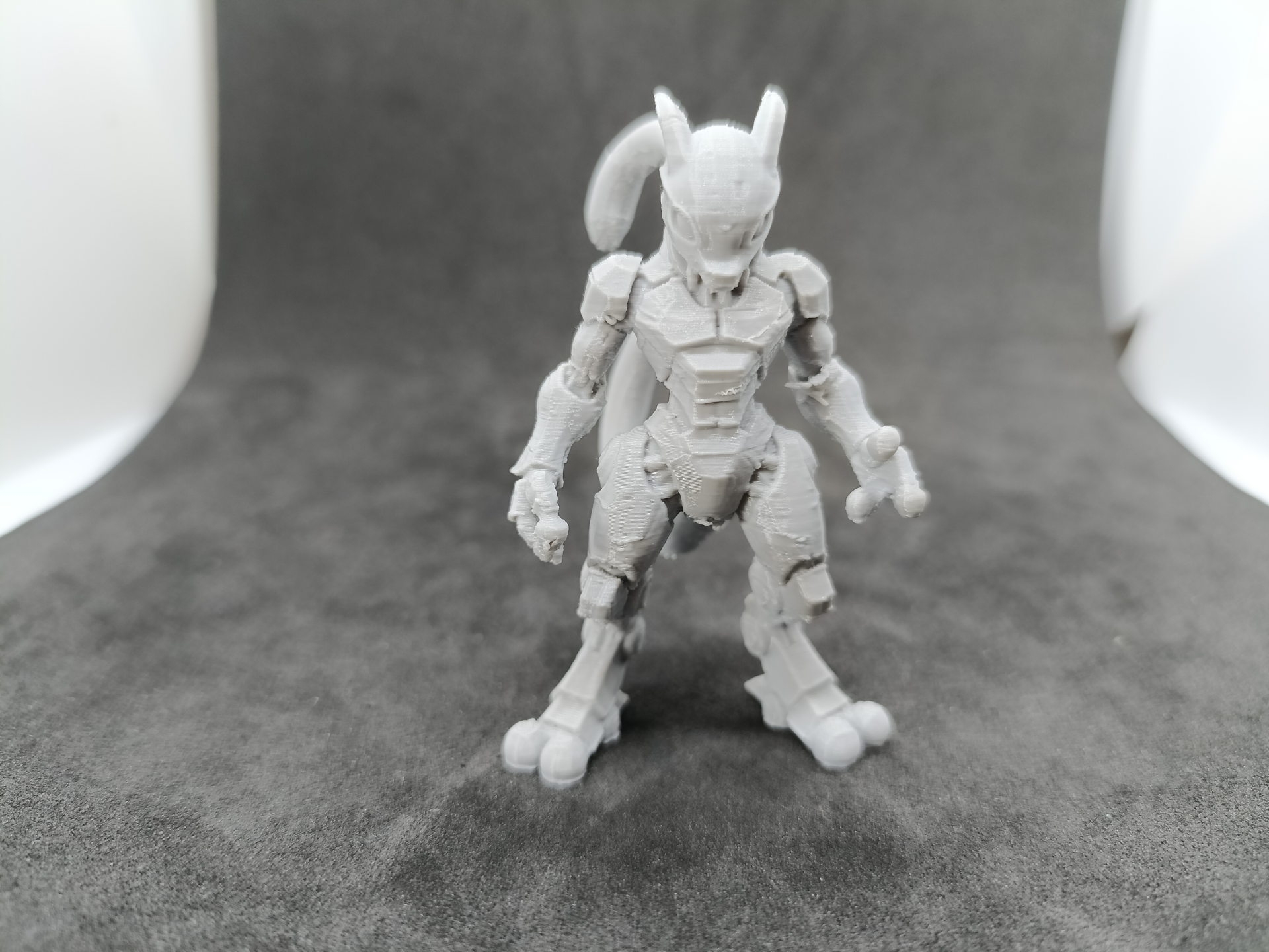 Mecha Mewtwo Statue Sculpture Pokemon Inspired