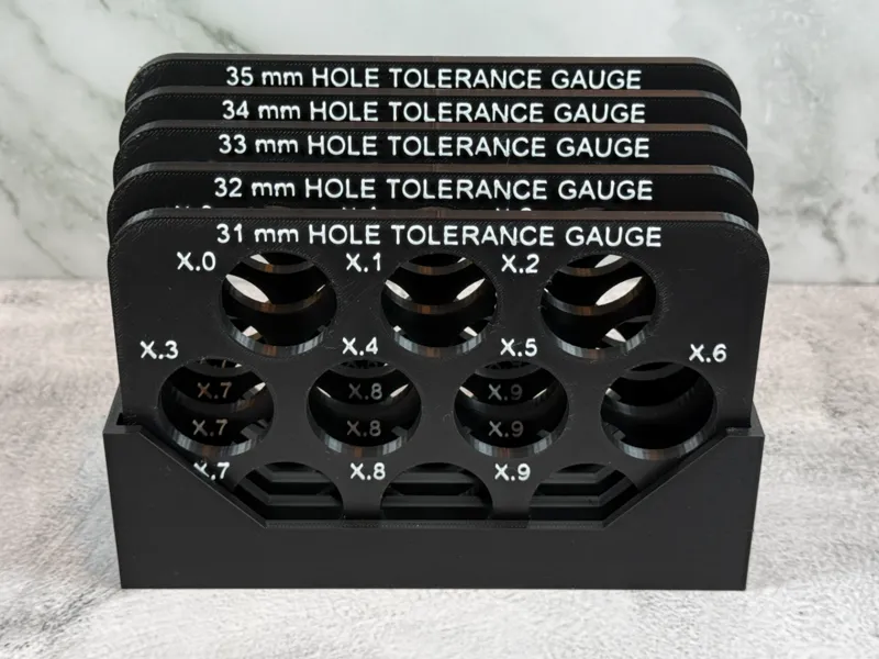 Tolerance Gauges - Holes 31mm-30mm with Stand