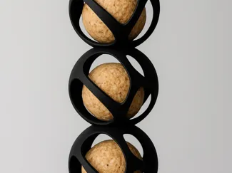 Triple Fat Ball Bird Feeder – Hanging Design