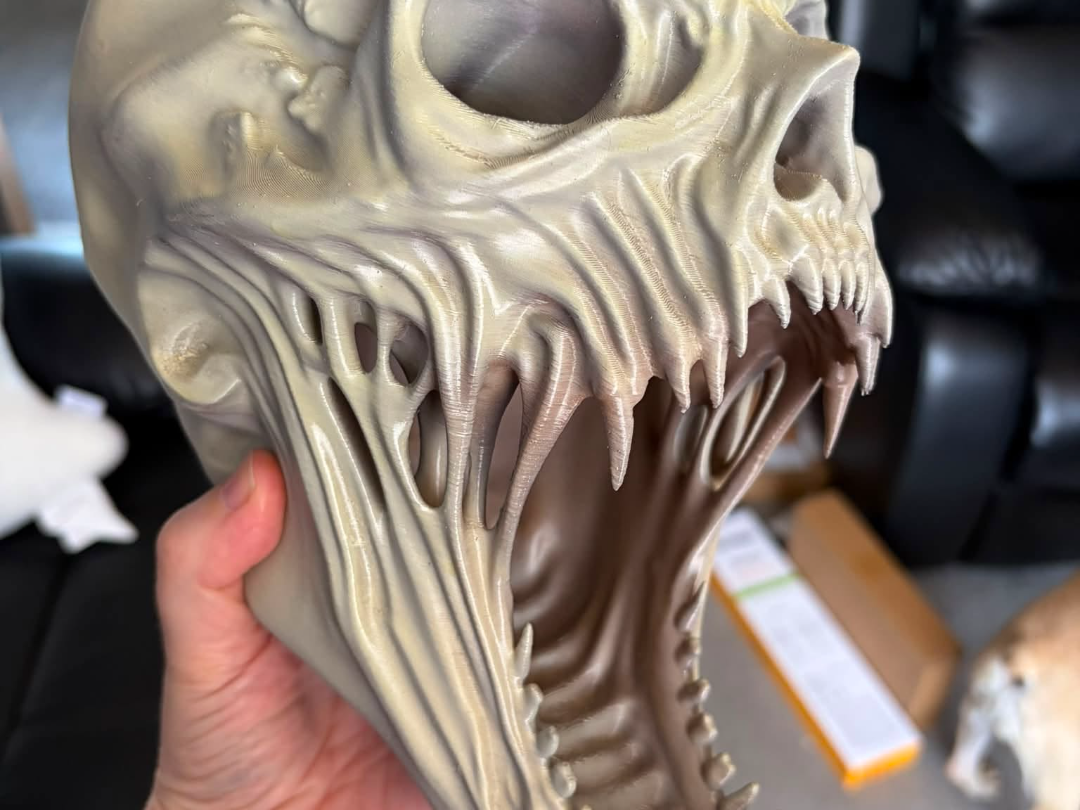 Abyssal Maw Skull - Gothic Decor - 1