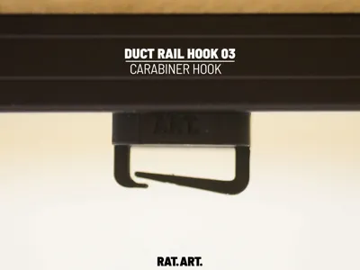 RAT.ART.DuctRailHook03 "CARABINER HOOK"
