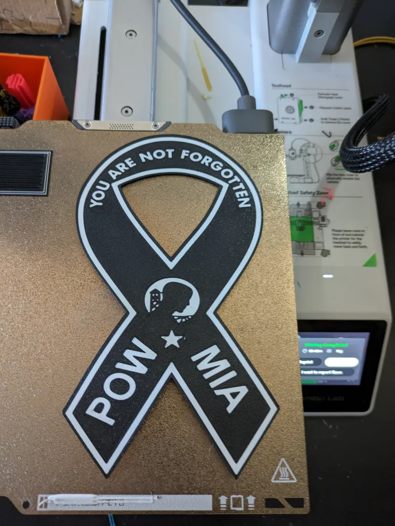POW MIA Ribbon 