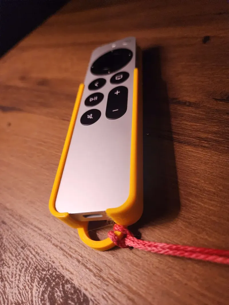 Apple TV remote 3rd Gen case with airtag + Lanyard Hole