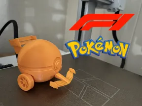Poke Ball F1 Racecar Theme 