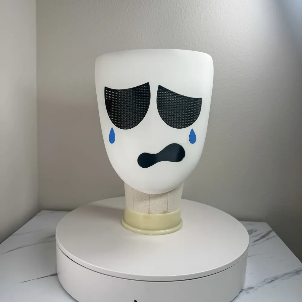 Process Image Digital Design Gangle Mask - The Amazing Digital Circus - Free 3D Print Model - MakerWorld