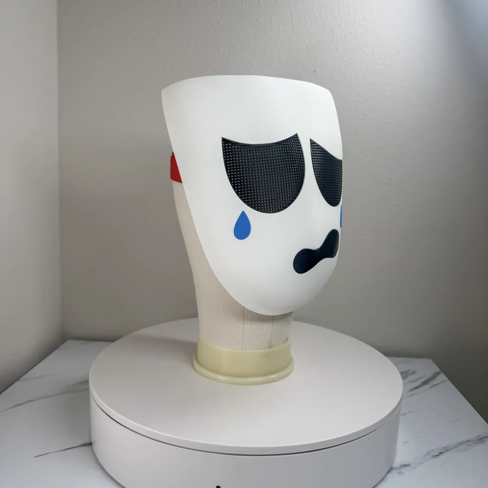 Process Image Digital Design Gangle Mask - The Amazing Digital Circus - Free 3D Print Model - MakerWorld
