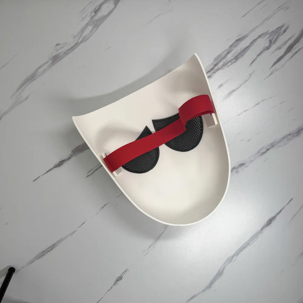 Process Image Digital Design Gangle Mask - The Amazing Digital Circus - Free 3D Print Model - MakerWorld