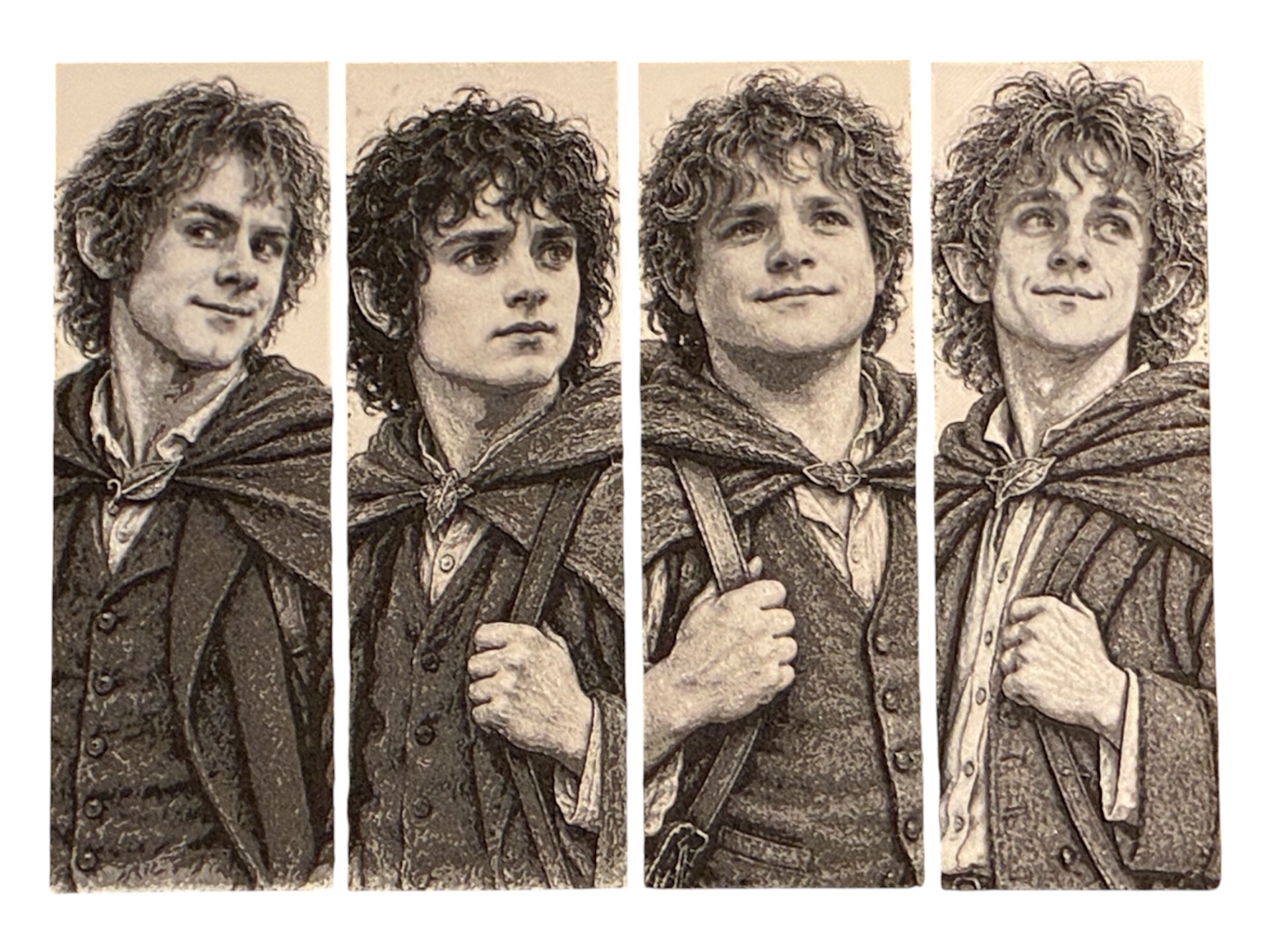 The Hobbits Bookmark Collection 3D model