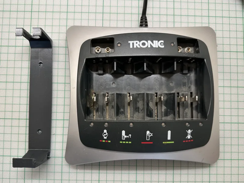 Wall mount for Tronic(Lidl) battery charger KH980 