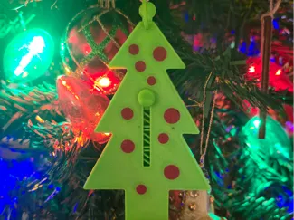 Christmas Tree Ornament with Launcher