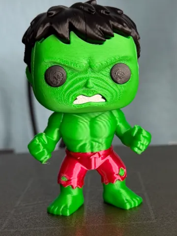 Accesorio para impresora 3D: Hulk_Funkopop_style. Multipart PRINT and AMS — vista de referencia 2