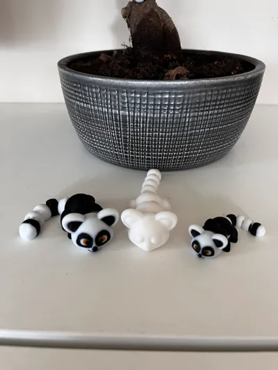 Flexible Lemur - Free 3D Print Model - MakerWorld