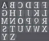 Alphabet Letters A-Z (Facedown)