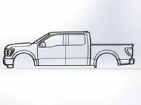 Silhouette murale Ford F-150 — photo 1