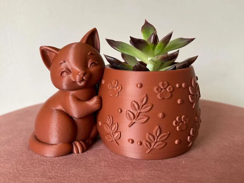 Cute Cat Planter