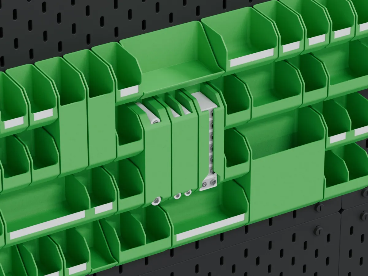IKEA SKADIS Organizer System by Nupol MakerWorld: Download Free 3D Models - 3D model önizlemesi
