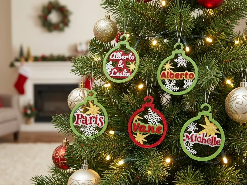 Bolas para arbol de navidad 100% personalizables.