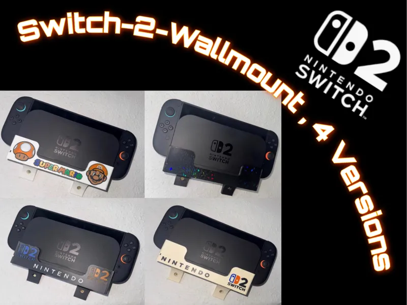 Switch 2 Mount-Pro – 4 verschiedene Versionen 