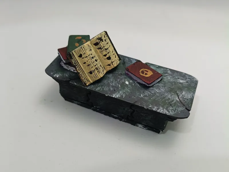 Archanist desk for Maladum game