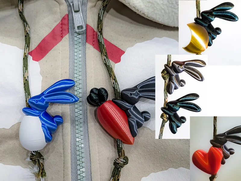 Clinging Rabbit Cable End Bead -NoAMS-