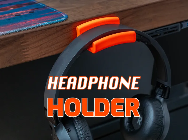 Minimalistic Headphone Holder / Shelf