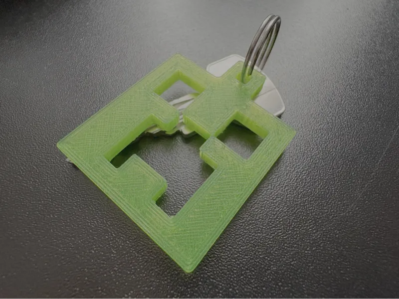 Creeeper keychain