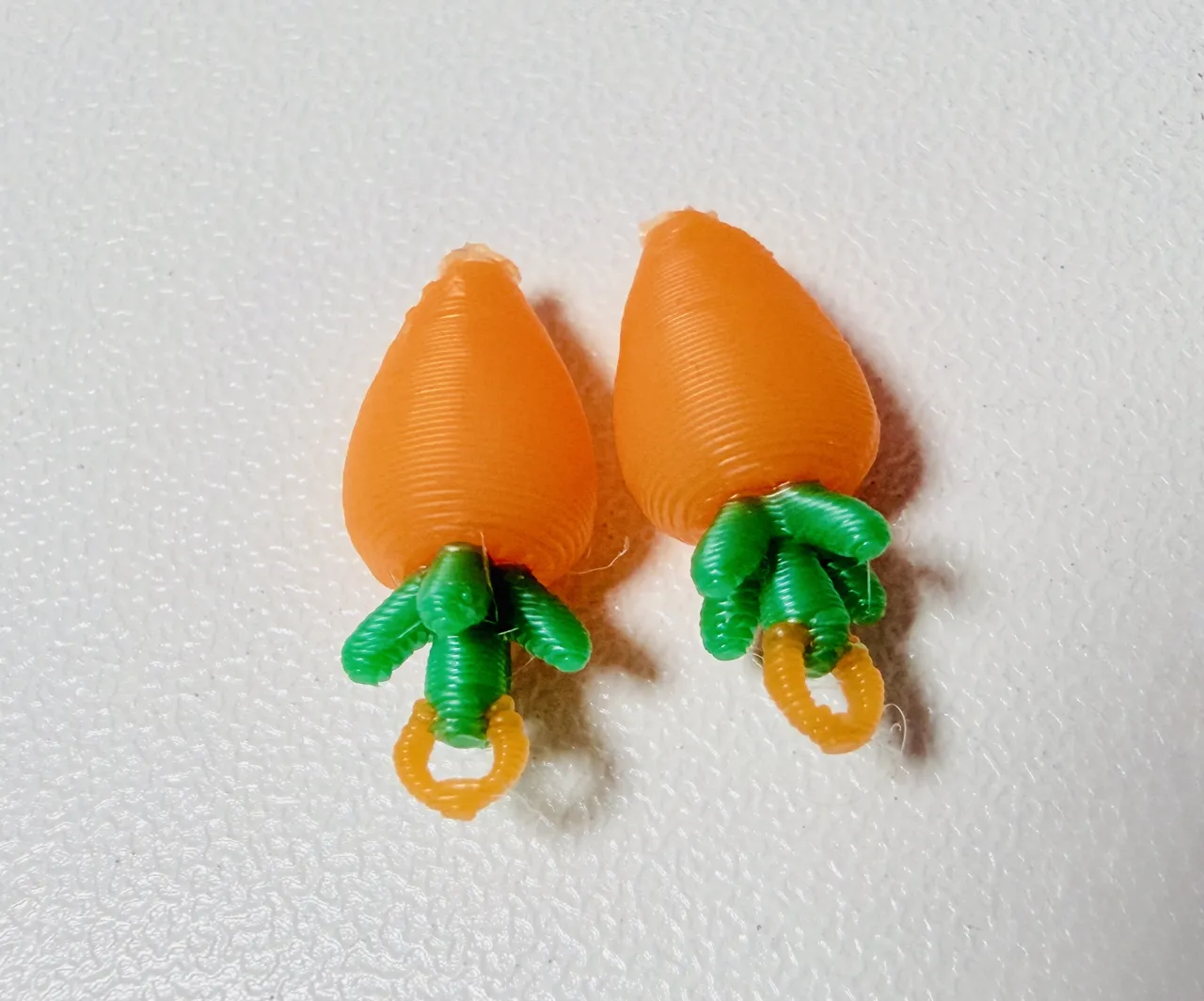 Cute Carrot Earrings - Kawaii Spring Jewelry view 3