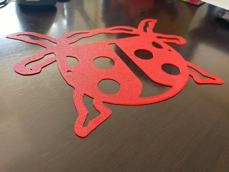 Masque ou pochoir pour enfants - Coccinelle