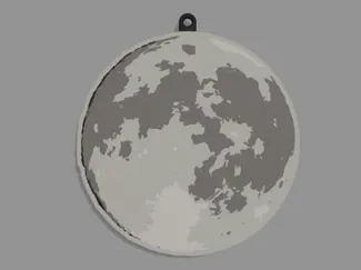 moon key chain