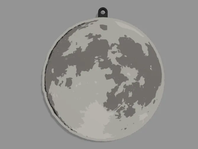 moon key chain