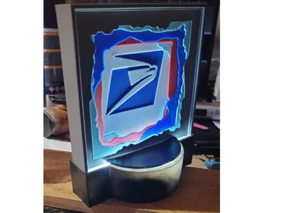 USPS Logo Light Box