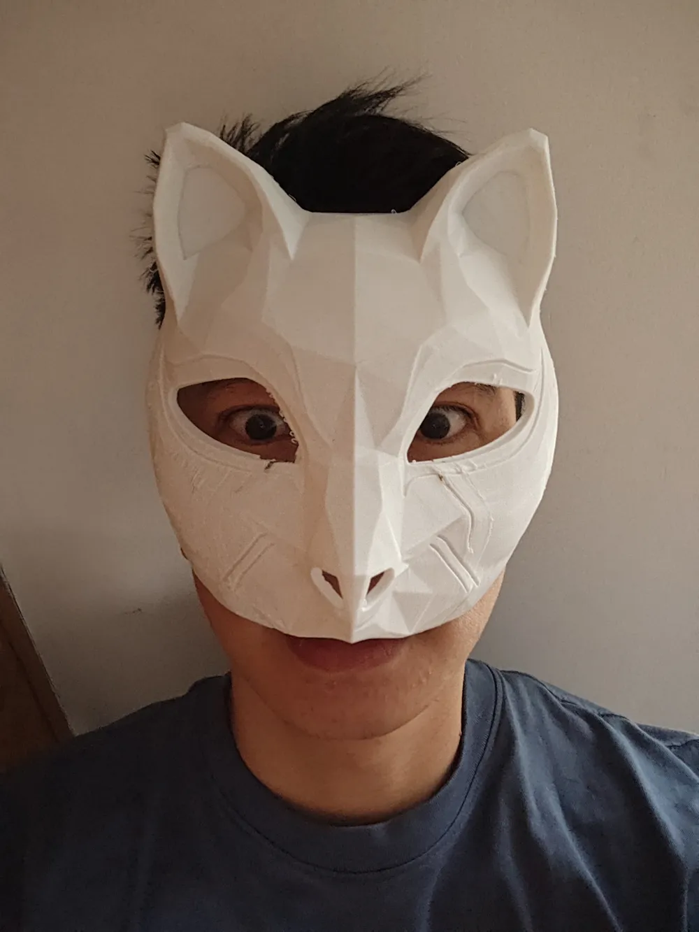 Fox mask - Free 3D Print Model - MakerWorld