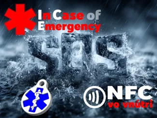 ICE - EMERGENCY MEDICAL SERVICE - NFC TAG