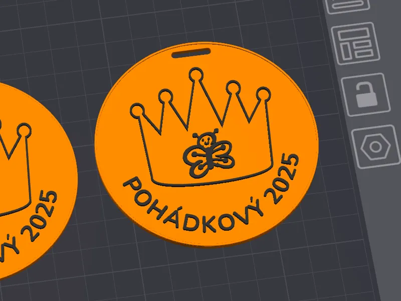 Pohádkový motýlek medaile 2025