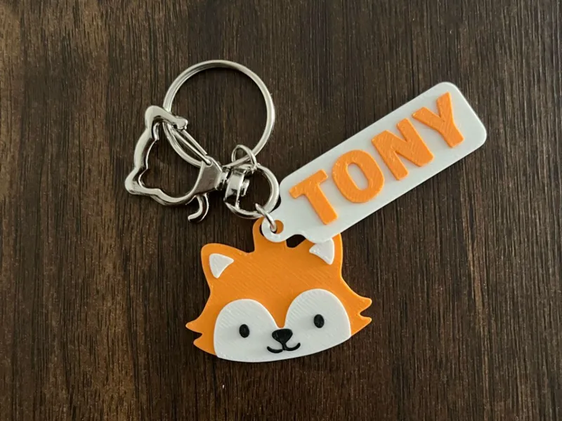 Fox Keychain